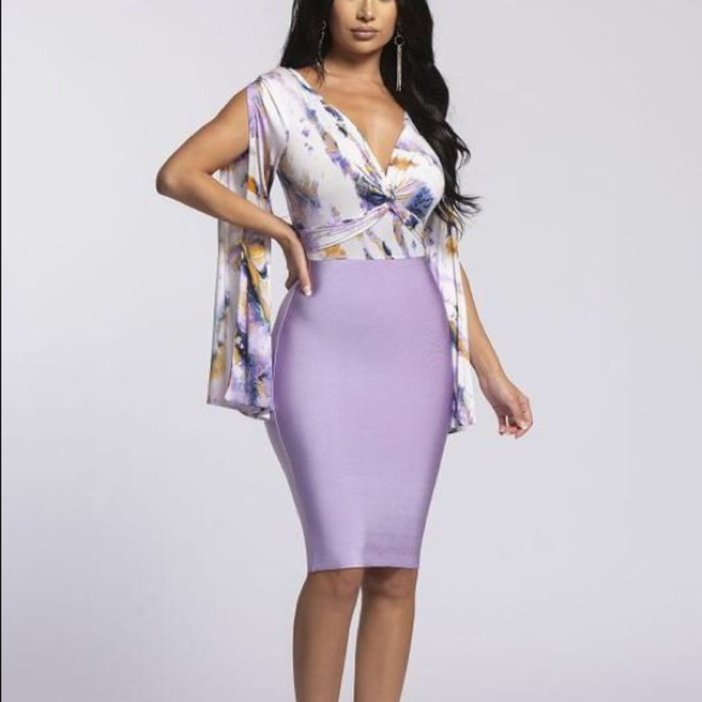 2 FIERCE BANDAGE BODY-CON DRESS